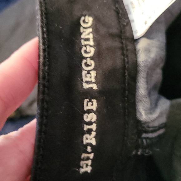 American Eagle Super Super Stretch X Hi-Rise Jegging Biker Jean - Picture 8 of 9